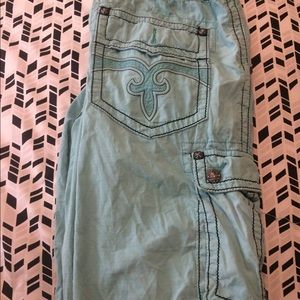 Rock revival cargo shorts